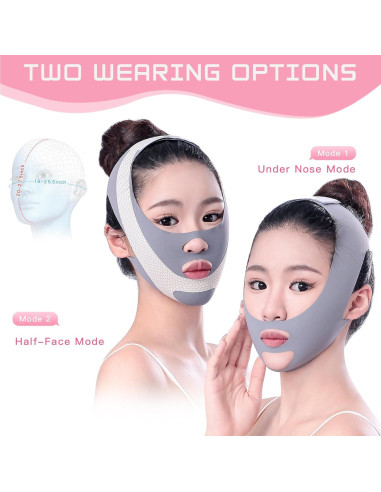 Mascarilla V InfiniteRelax para Elevación Facial - Suave y Cómoda