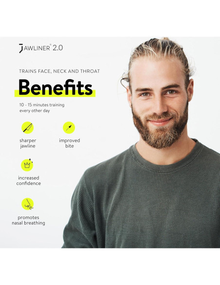 Ejercitador de Mandíbula Jawliner 2.0 - Silicona Grado Alimenticio Ejercitador de Mandíbula Jawliner 2.0 - Silicona Grado Alimenticio