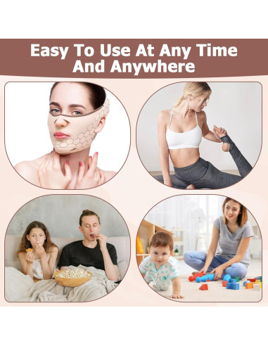 Mascarilla Reutilizable ROBOHOOK para Levantar la Papada y Mandíbula