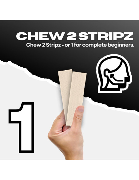 Chicle ROCKJAW Tuff Stripz Sin Azúcar | 10 Paquetes Chicle ROCKJAW Tuff Stripz Sin Azúcar | 10 Paquetes