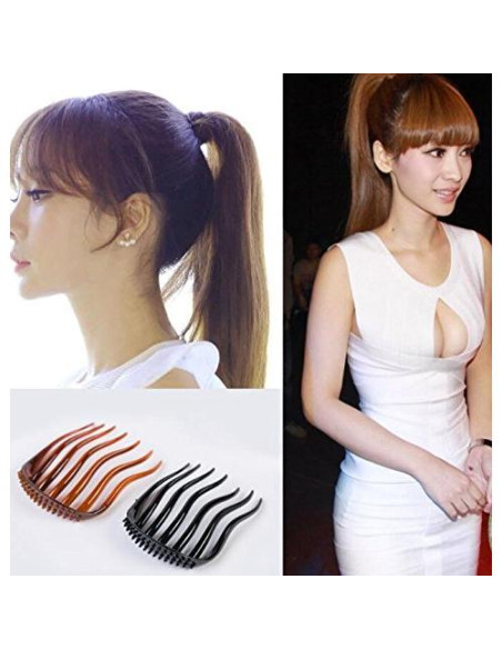 Peine Insertador de Cabello VASANA 2PCS Estilo Donut 8x6cm Peine Insertador de Cabello VASANA 2PCS Estilo Donut 8x6cm