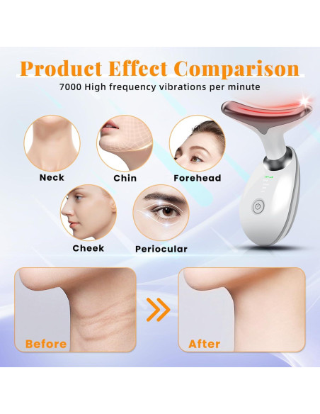 Masajeador Facial Bestechy BXP01 7 Colores Portátil Masajeador Facial Bestechy BXP01 7 Colores Portátil