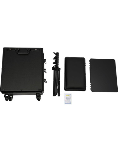 Estuche de Maquillaje Rodante BIXIBIN 42x28x53cm Negro