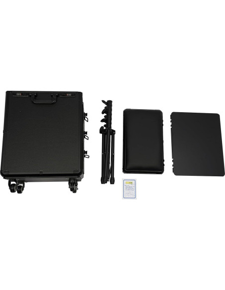 Estuche de Maquillaje Rodante BIXIBIN 42x28x53cm Negro Estuche de Maquillaje Rodante BIXIBIN 42x28x53cm Negro