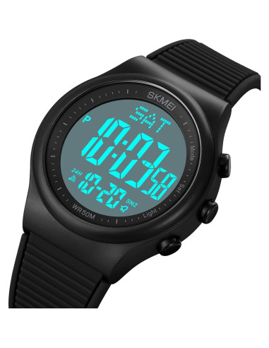 Reloj Digital CakCity Unisex Cronómetro Resistente al Agua