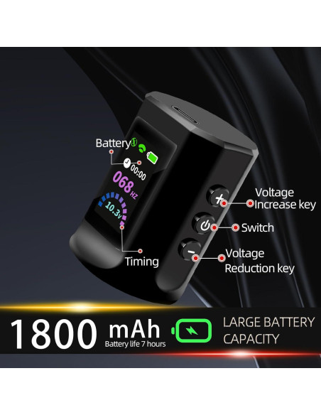 Kit de Tatuaje POSEIDON TK02 Inalámbrico 1800mAh 20 Agujas Kit de Tatuaje POSEIDON TK02 Inalámbrico 1800mAh 20 Agujas