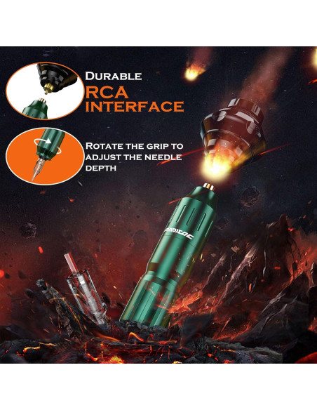 Kit de Tatuaje Inalámbrico WORMHOLE con Batería 1050mAh Kit de Tatuaje Inalámbrico WORMHOLE con Batería 1050mAh