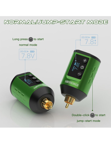 Kit de máquina de tatuaje Wormhole Wireless 1500mAh