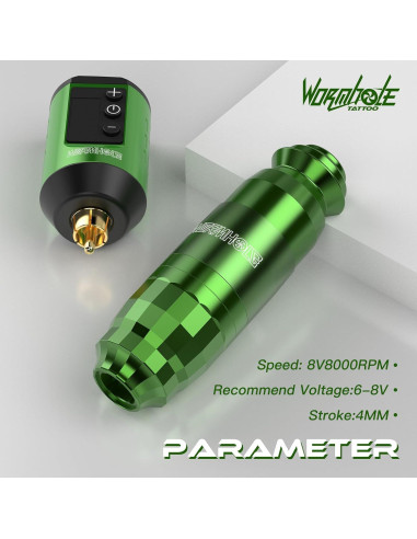 Kit de máquina de tatuaje Wormhole Wireless 1500mAh