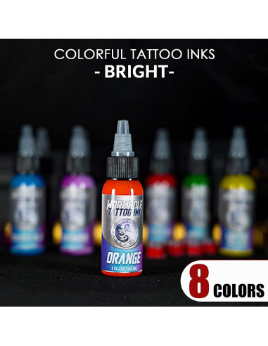 Máquina de Tatuaje Inalámbrica Wormhole Kit 20 Agujas 8 Tintas