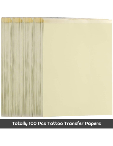 Papel de Transferencia para Tatuajes Cridoz 100 Hojas Azul
