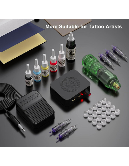 Kit de Tatuaje Wormhole WTK159 Completo para Principiantes Kit de Tatuaje Wormhole WTK159 Completo para Principiantes