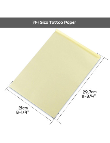 Papel de Transferencia para Tatuajes Cridoz 100 Hojas Azul