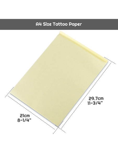 Papel de Transferencia para Tatuajes Cridoz 100 Hojas Azul Papel de Transferencia para Tatuajes Cridoz 100 Hojas Azul