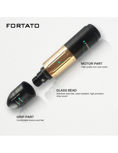 Máquina de Tatuaje FORTATO Profesional 3.5mm 6200RPM Bajo Ruido