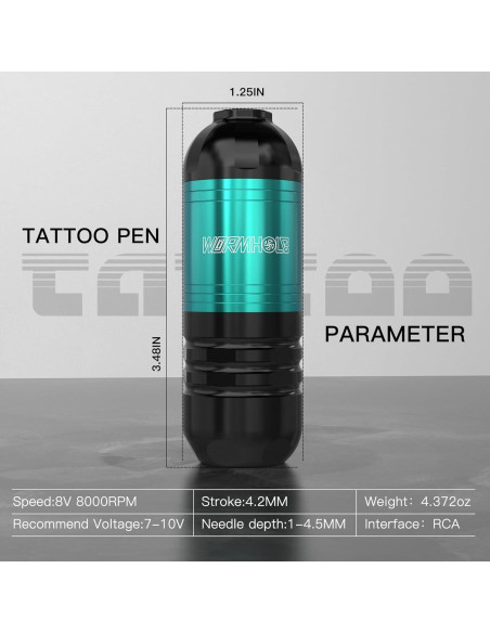 Kit de Tatuaje Inalámbrico Wormhole WTK269 Completo Kit de Tatuaje Inalámbrico Wormhole WTK269 Completo