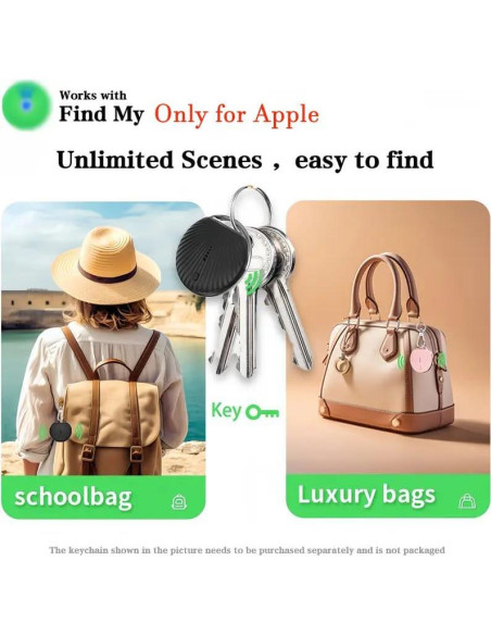 Localizador inteligente MIUXGIO Air-Tags negro - Find My iOS Localizador inteligente MIUXGIO Air-Tags negro - Find My iOS
