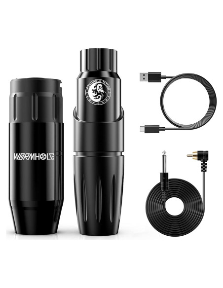 Kit de Tatuaje Wormhole CHD01-A Inalámbrico 1200mAh Kit de Tatuaje Wormhole CHD01-A Inalámbrico 1200mAh