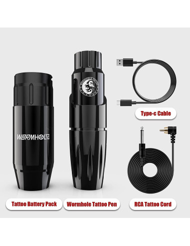 Kit de Tatuaje Wormhole CHD01-A Inalámbrico 1200mAh