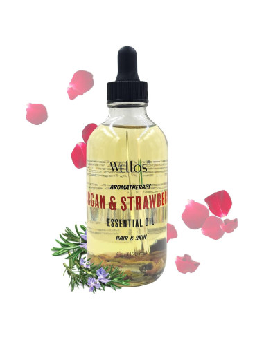 Aceite Esencial de Argán y Fresa Wellos 120ml - Aromaterapia