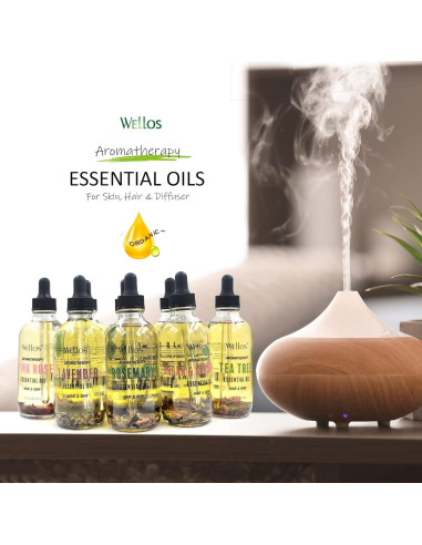 Aceite Esencial de Argán y Fresa Wellos 120ml - Aromaterapia
