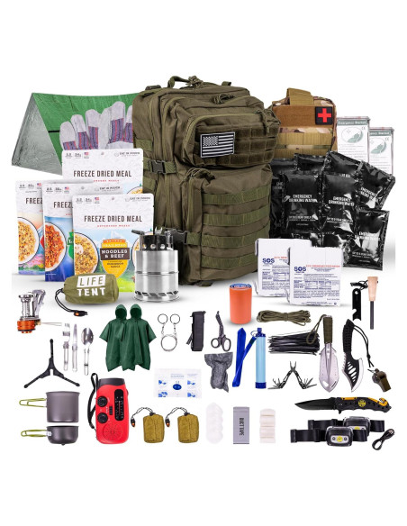 Kit de Supervivencia 72 Horas TacPreps Mochila 45L Kit de Supervivencia 72 Horas TacPreps Mochila 45L