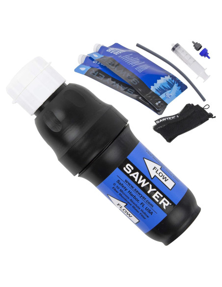 Filtro de Agua Sawyer Squeeze 2 Bolsas 32 oz Ligero Filtro de Agua Sawyer Squeeze 2 Bolsas 32 oz Ligero
