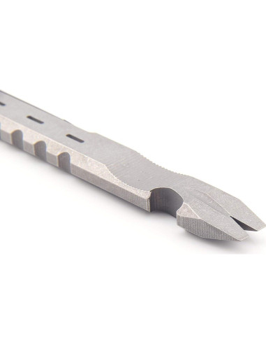 Barra de Palanca Titanio Hamans 120mm Multifuncional Gris