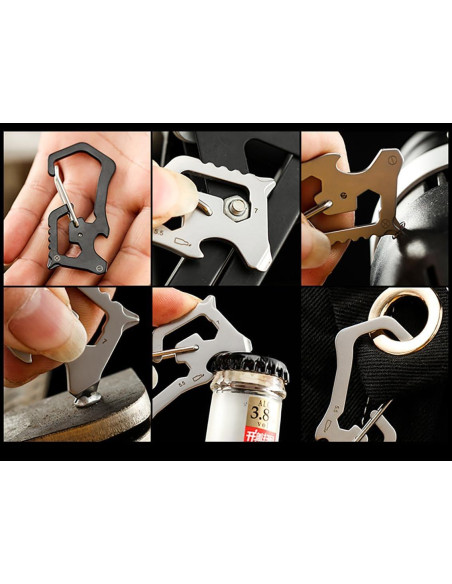 Llavero Multiherramienta 6 en 1 Teng Lang Acero Inoxidable Llavero Multiherramienta 6 en 1 Teng Lang Acero Inoxidable