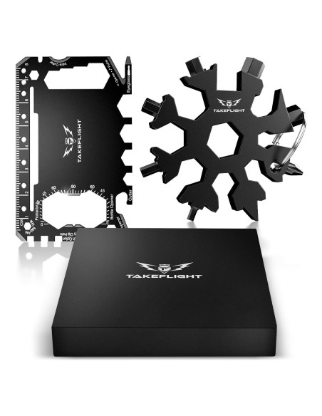Kit Multitool EDC TF TakeFlight, Tarjeta de Supervivencia Kit Multitool EDC TF TakeFlight, Tarjeta de Supervivencia