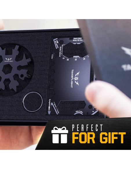 Kit Multitool EDC TF TakeFlight, Tarjeta de Supervivencia Kit Multitool EDC TF TakeFlight, Tarjeta de Supervivencia