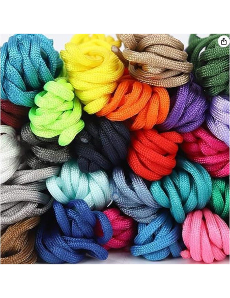 Cuerda Paracord 550 Ksheria 26 Colores 3m 4mm Supervivencia Cuerda Paracord 550 Ksheria 26 Colores 3m 4mm Supervivencia