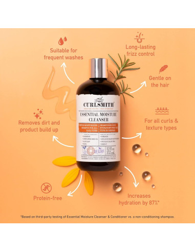 Champú Hidratante Curlsmith 354.88 ml para Cabello Rizado