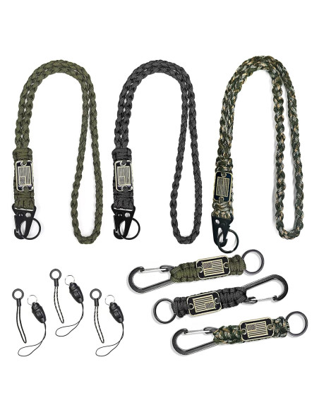 6 Cuerdas de Paracord SVICCOOKQ con Bandera Americana 230g 6 Cuerdas de Paracord SVICCOOKQ con Bandera Americana 230g