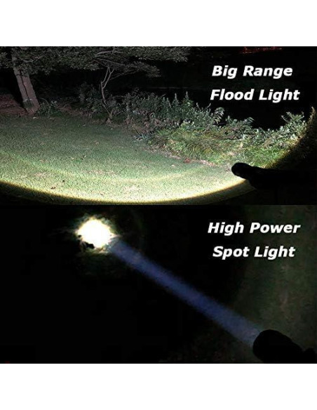 Linterna LED JARDLITE 4 Pack Táctica Resistente al Agua Linterna LED JARDLITE 4 Pack Táctica Resistente al Agua