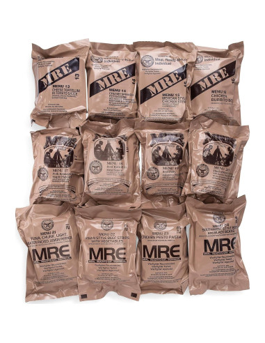 Kit de Alimentos de Emergencia Ammo Can Man - 12 Comidas