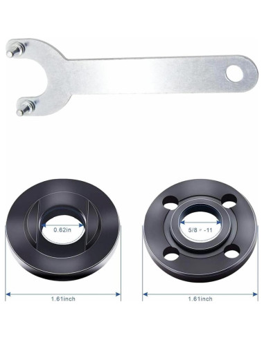 Juego de Llave y Tuercas para Amoladora Ccedviery 2+8PCS