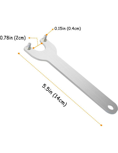Llave de Amoladora Angular Go-cheers 4.5" y 5" Metal