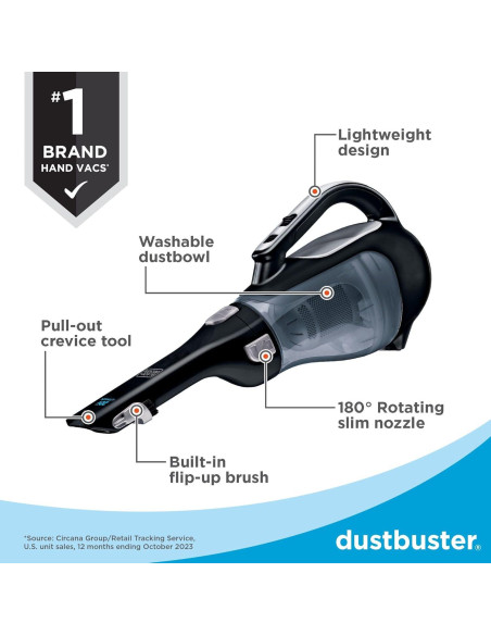 Aspiradora de mano BLACK+DECKER 20V sin cable BDH2000L Aspiradora de mano BLACK+DECKER 20V sin cable BDH2000L