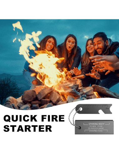 Encendedor de Magnesio SEYIIRE FStarter Impermeable para Camping