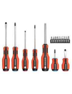 Juego de Destornilladores Magnéticos BLACK+DECKER 17 Pzas