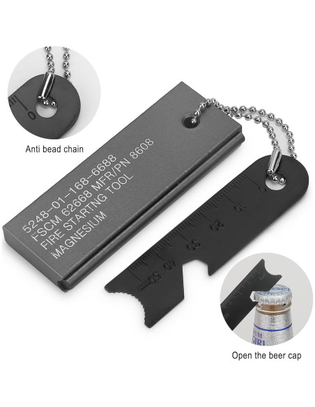 Encendedor de Magnesio SEYIIRE FStarter Impermeable para Camping Encendedor de Magnesio SEYIIRE FStarter Impermeable para Camping