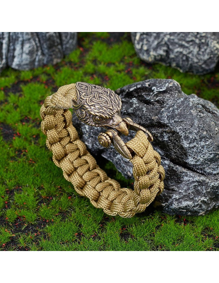 Hebillas de Paracord NBEADS con Cabeza de Águila Bronce Hebillas de Paracord NBEADS con Cabeza de Águila Bronce