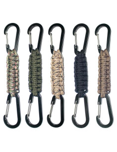 Llave de Paracord TIMGOU, Juego de 5 Lanyard 1,07 m