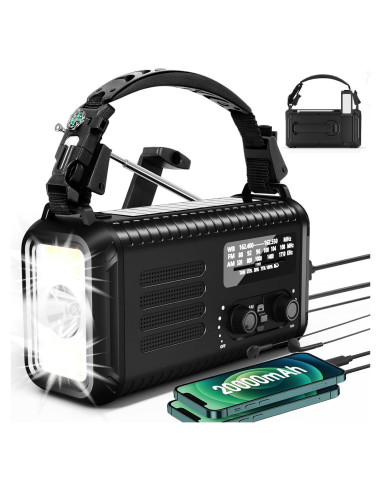 Radio de Emergencia Leaton Condor 1 Solar 5000mAh