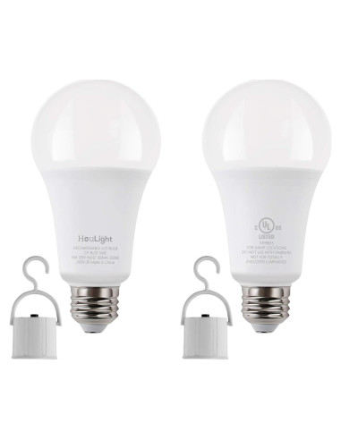 Bombillas LED de Emergencia HouLight 5W 5000K Paquete de 2