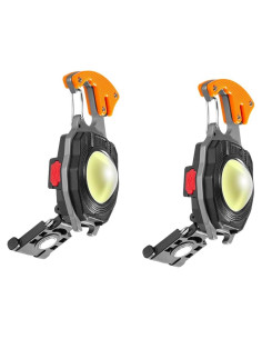 Linterna de bolsillo WEVYHFS recargable con llavero