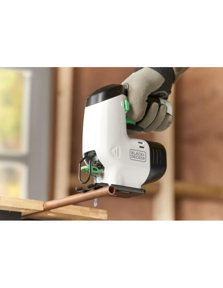 Sierra de Vaivén Inalámbrica BLACK+DECKER 12V para Madera y Metal Sierra de Vaivén Inalámbrica BLACK+DECKER 12V para Madera y Metal