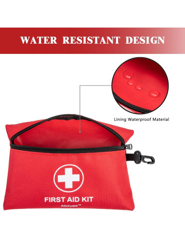 Mini Kit de Primeros Auxilios Atickyaid 140 Piezas Portátil