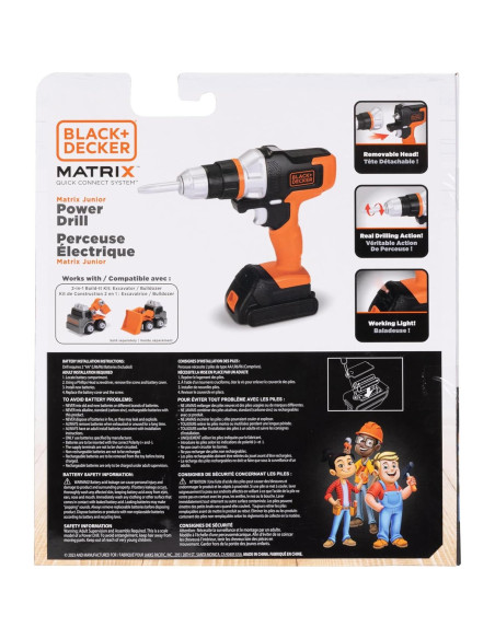 Taladro Matrix Jr. Black+Decker con Sierra de Calar Taladro Matrix Jr. Black+Decker con Sierra de Calar